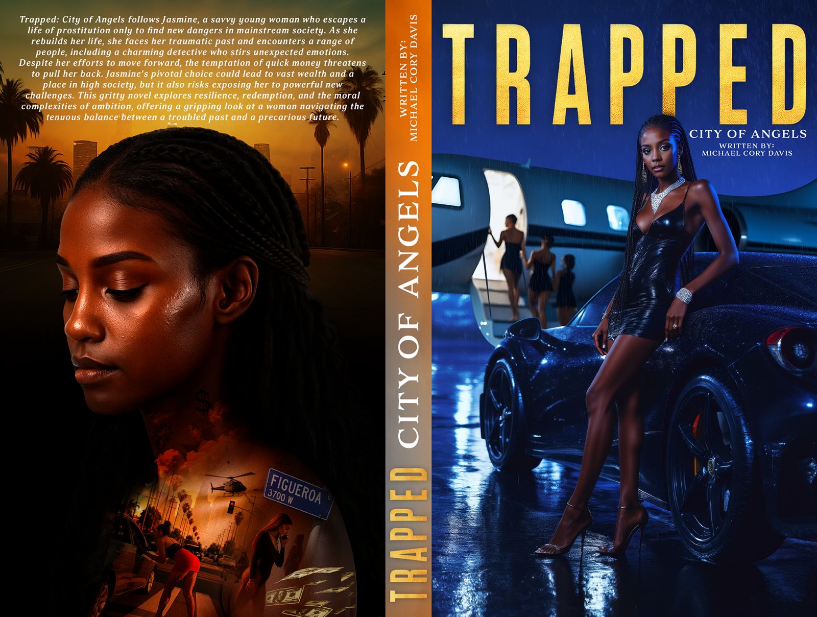 Trapped: City of Angels — book cover with synopsis